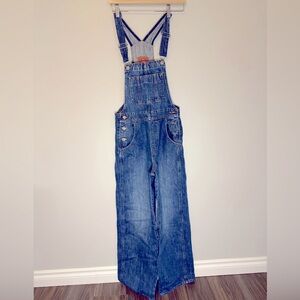Levi’s Wide leg Blue Denim Overalls